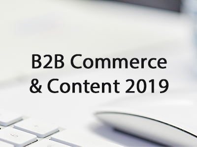 B2B Commerce und Content 2019 