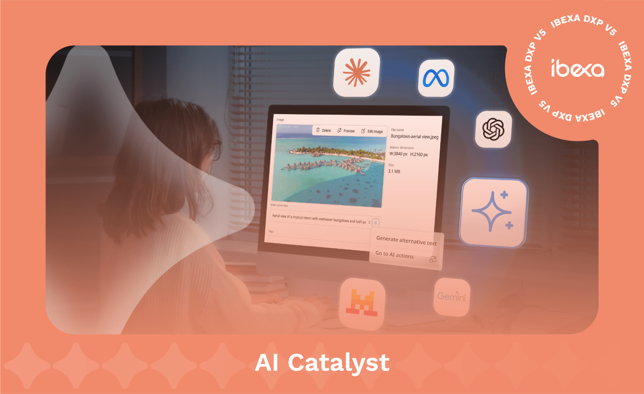 Generating ALT Text and sharpening content with AI in Ibexa DXP